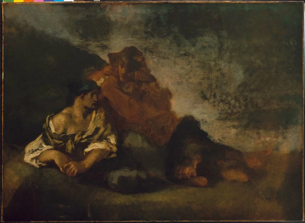 Due figure sdraiate - Museum of Fine Arts Boston